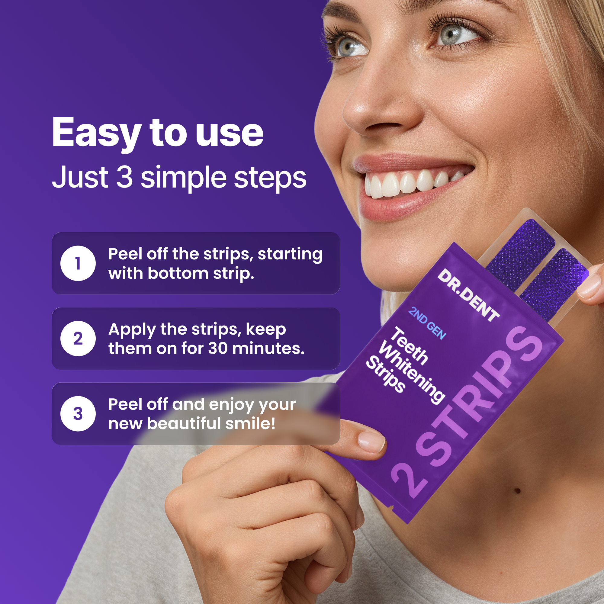 Purple Whitening Strips