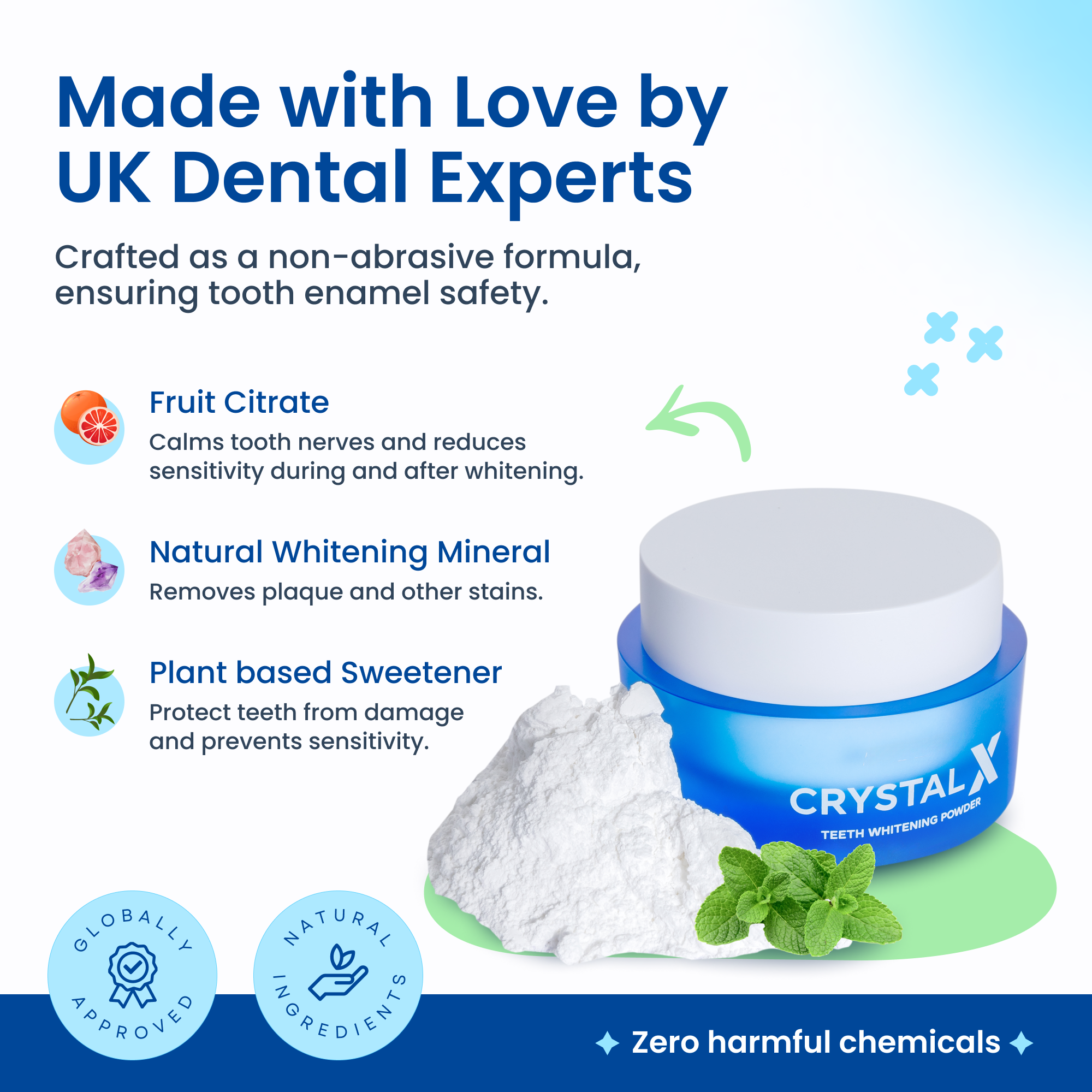 Crystal X Teeth Whitening Powder