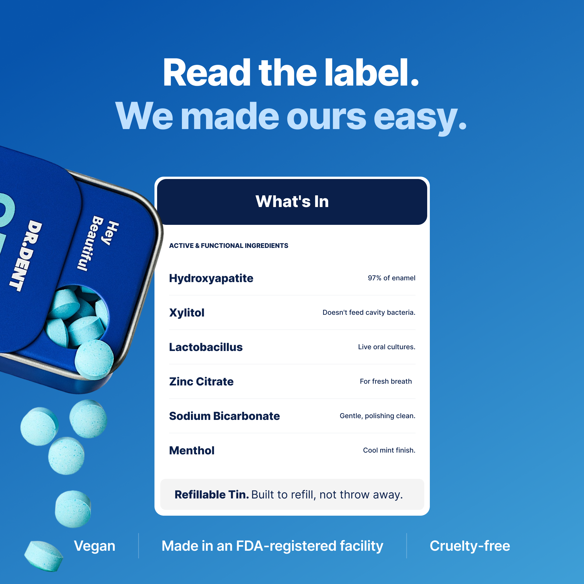 Toothpaste Tablets