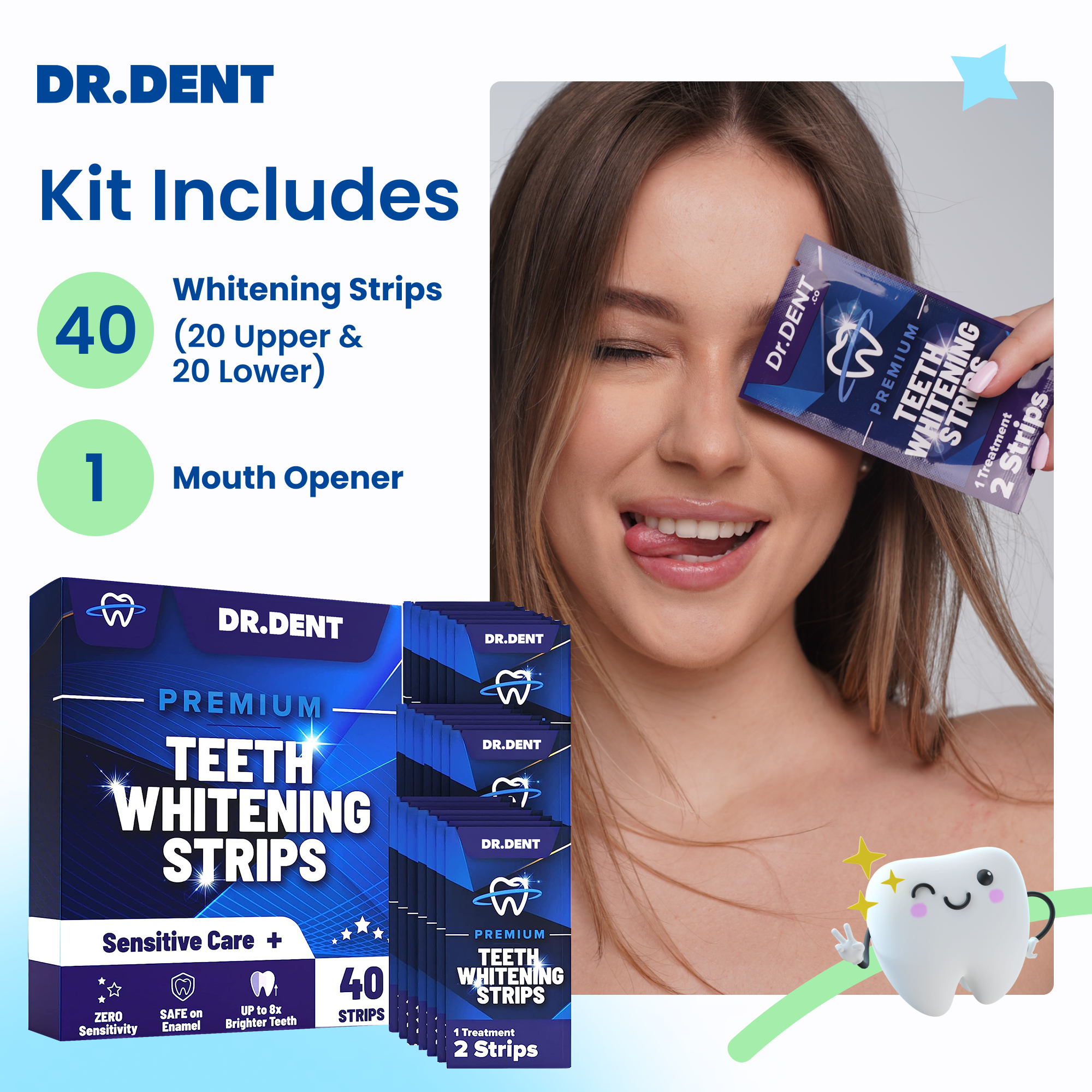 Premium Teeth Whitening Strips