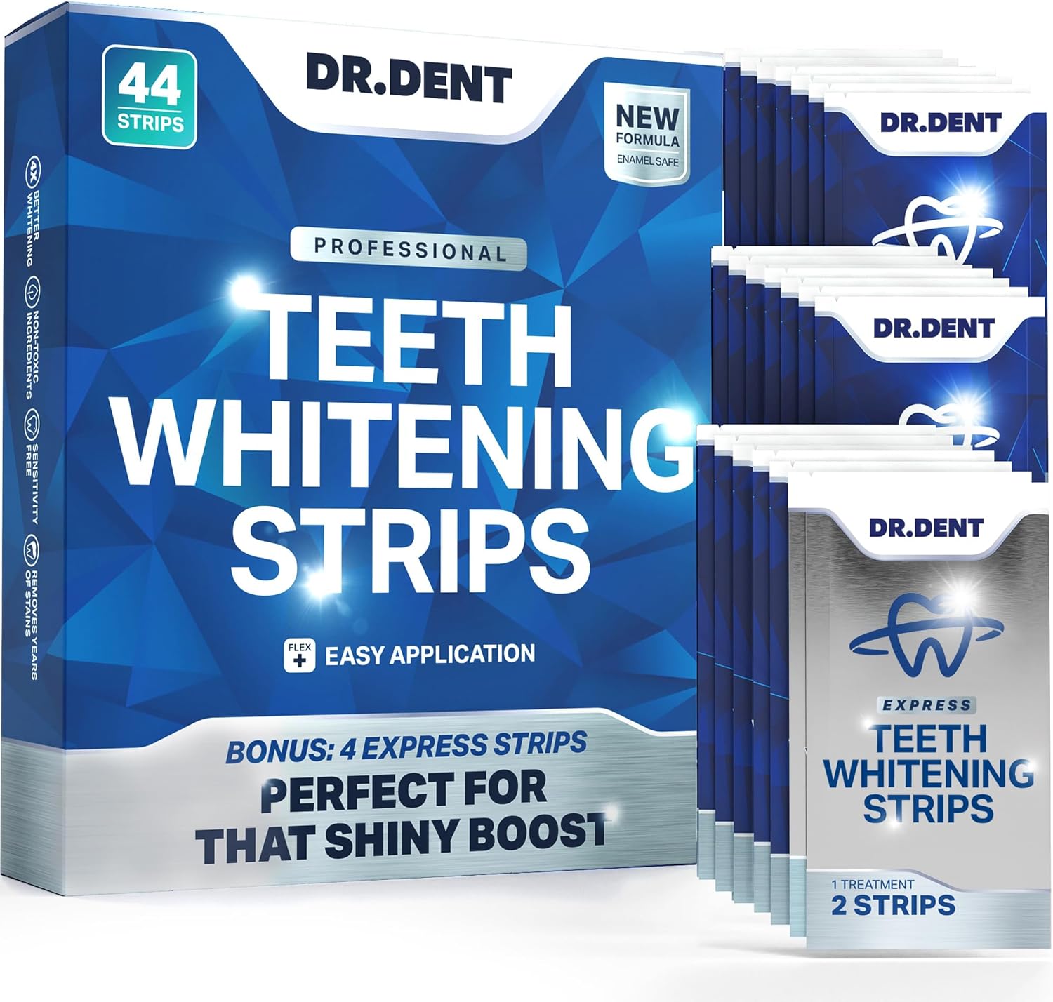 Professional Teeth Whitening Strips (44 Strips)