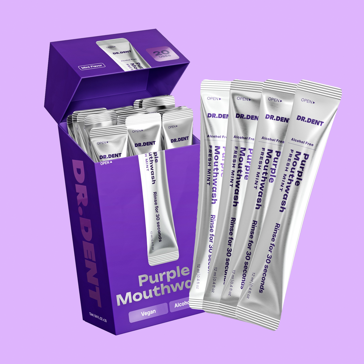 DR.DENT Purple Whitening Strips