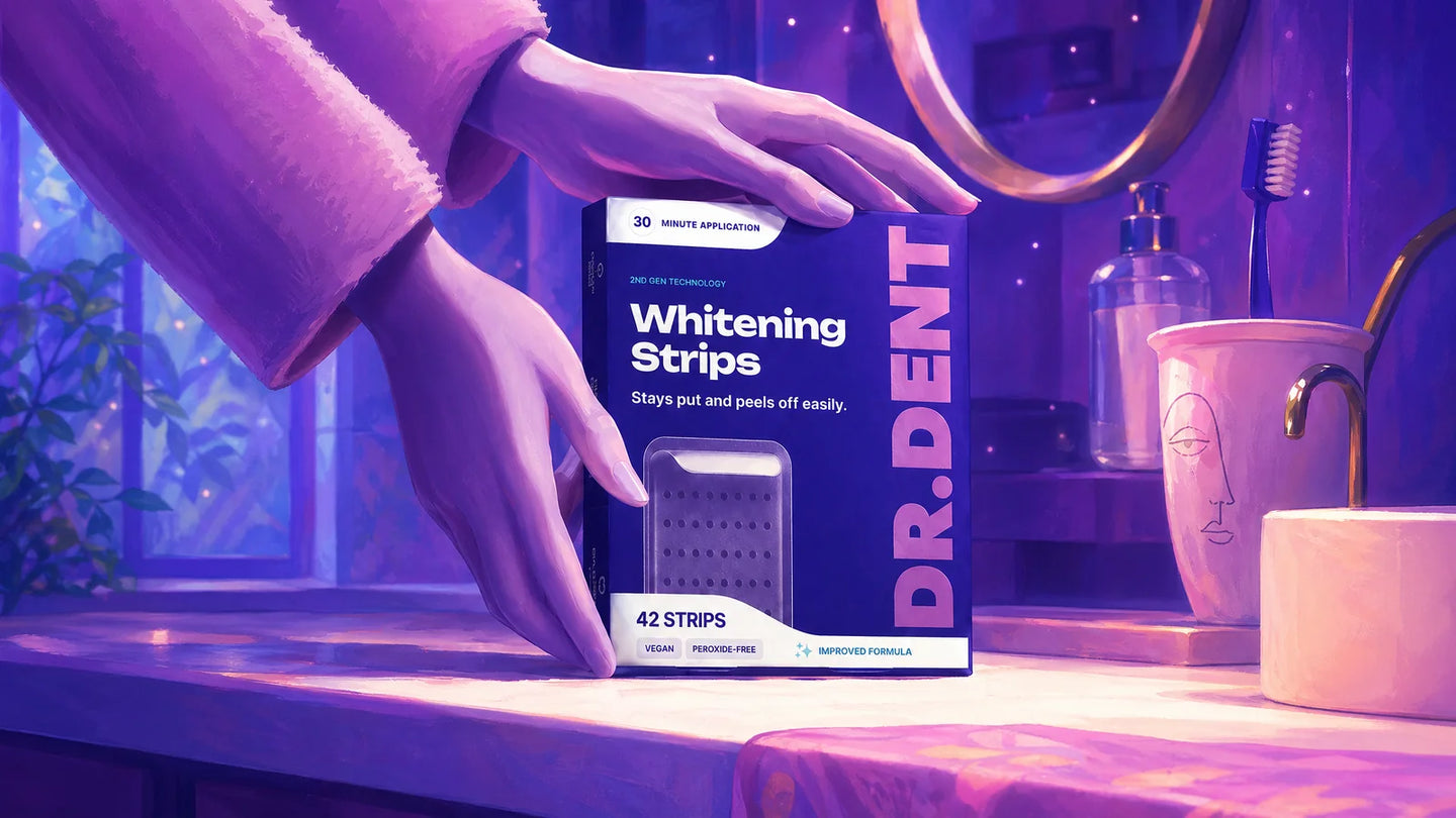 DR.DENT Purple Whitening Strips customer