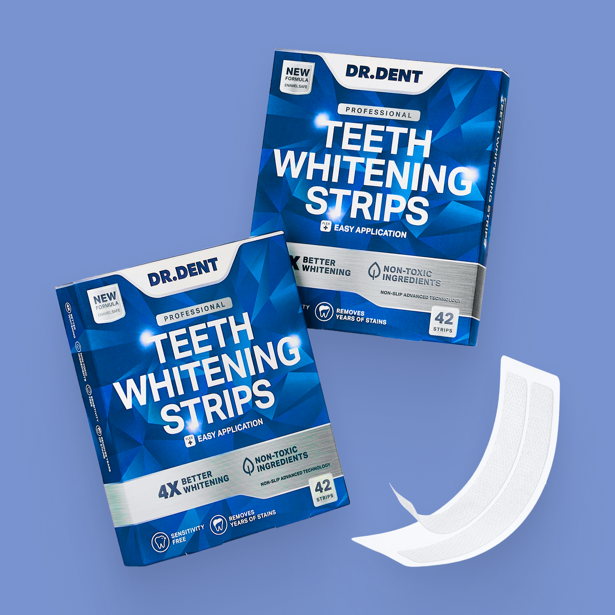 Premium Teeth Whitening Strips (42 Strips)